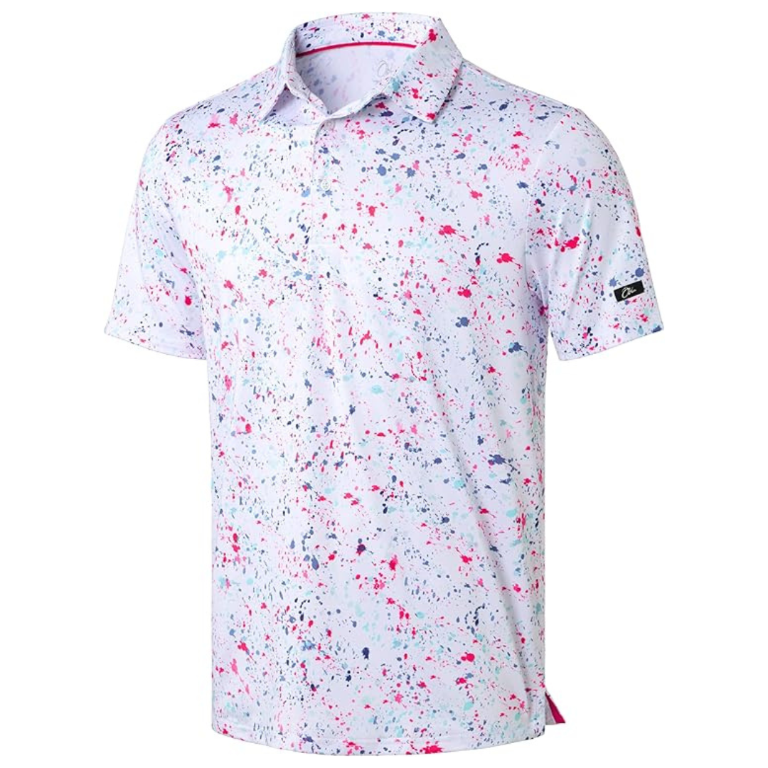 Obla Men's Short Sleeve Dry Fit Golf Polo Shirts (Various)