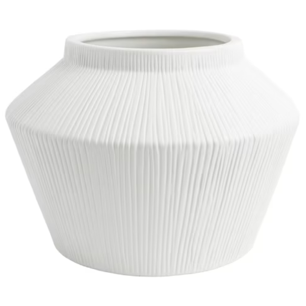 Better Homes & Gardens 6" Angular Short Ceramic Decorative Vase