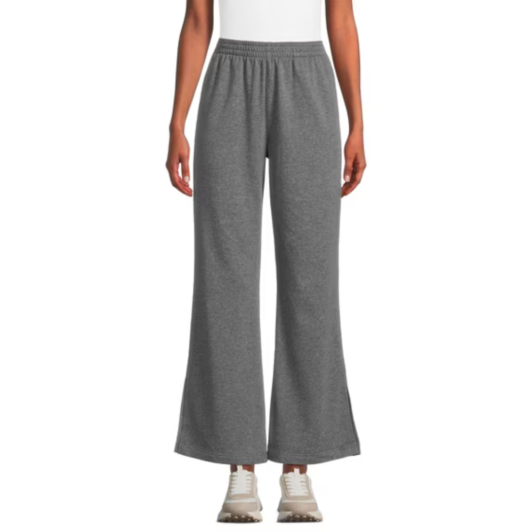 Athletic Works Women's Wide Leg Pants W/ Side Vents (2 Colors)