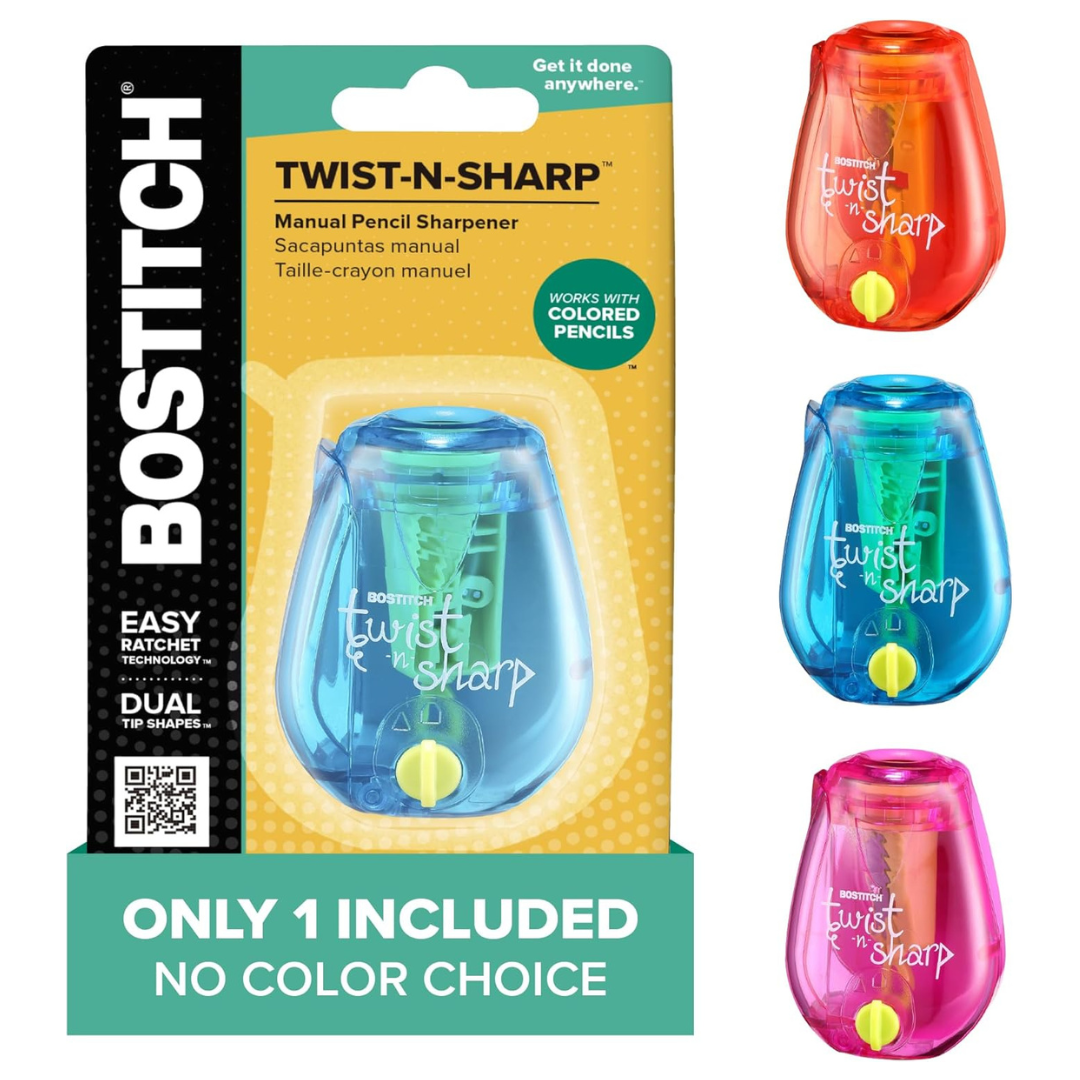 Bostitch Office Twist-n-Sharp Pencil Sharpener