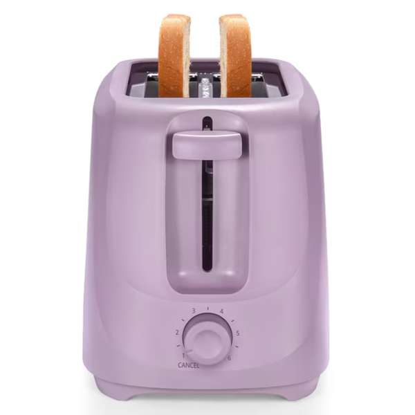 Mainstays 2-Slice Toaster W/ 6 Shade Settings & Removable Crumb Tray