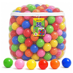 50-Count Click N' Play Plastic Refill Ball Pit Balls For Kids
