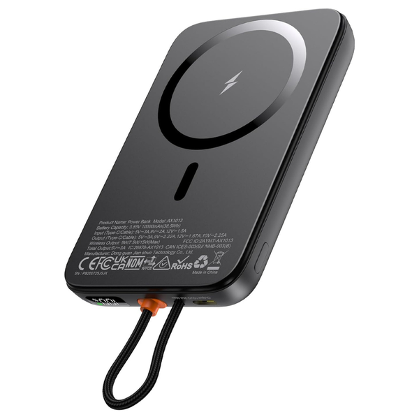 10,000mAh Mag Safe Power Bank W/ 22.5w PD & USB-C Cable