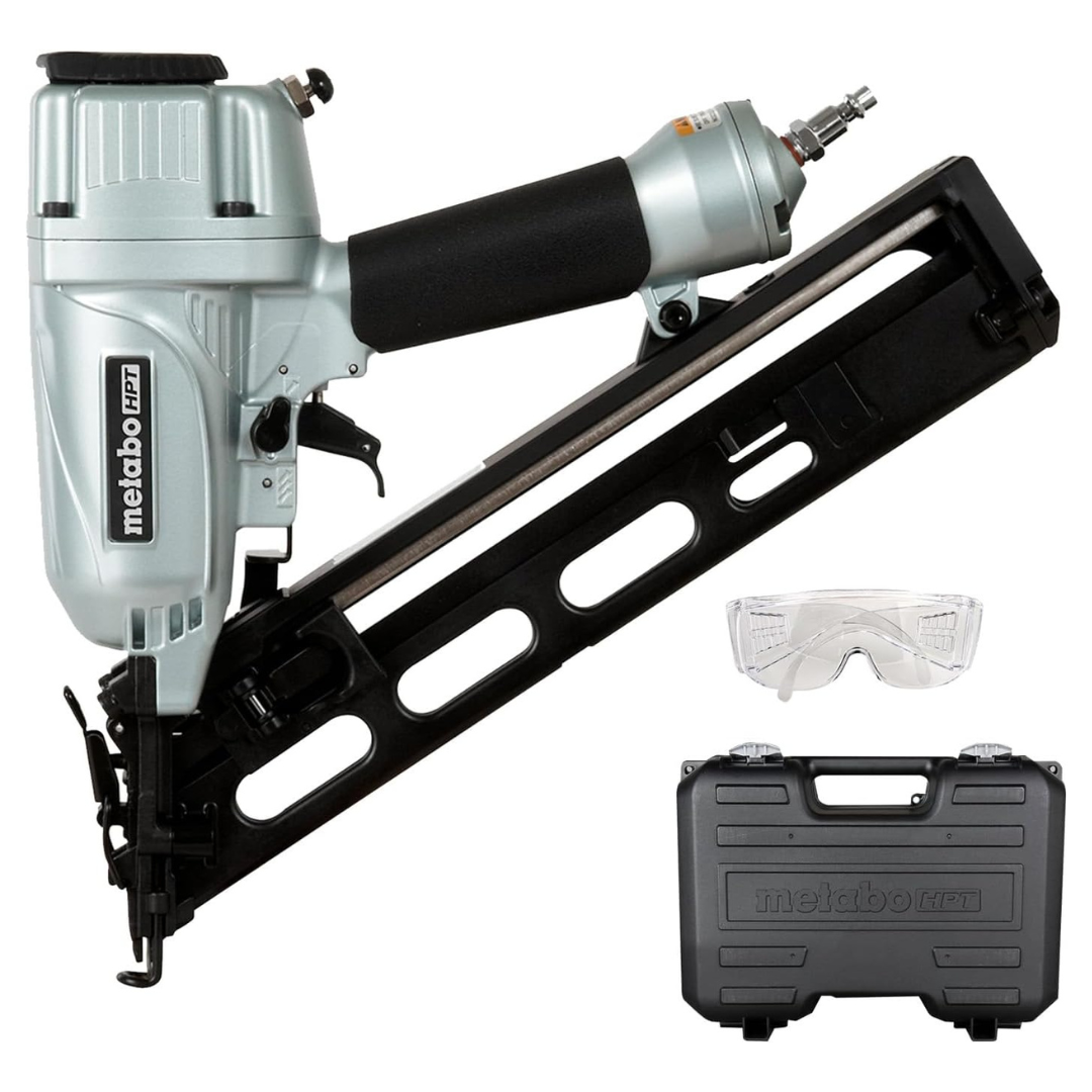 Metabo HPT 2-1/2" 15-Gauge Pneumatic Angled Finish Nailer