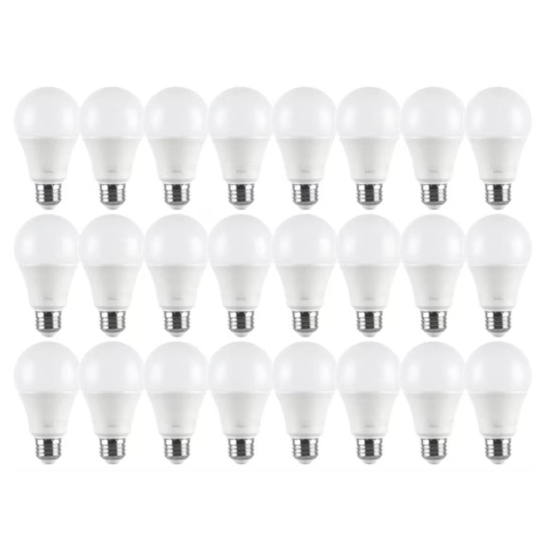 24-Pack Great Value 14W 1600 Lumens 18YR A19 LED Light Bulbs