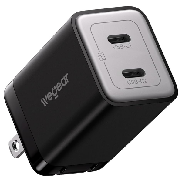 45W Wegear Dual USB-C GaN Wall Charger