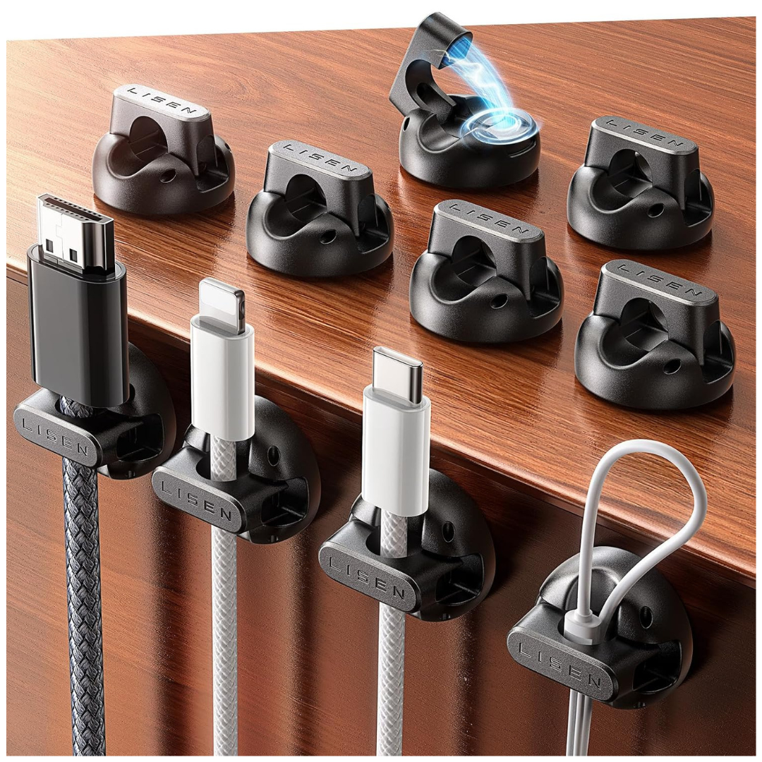 10-Pack Lisen Magnetic Cord Holder10-Pack Lisen Magnetic Cord Holder