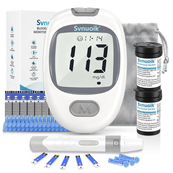 Svnuoik G-430 Glucose Monitor Kit With 100 Test Strips