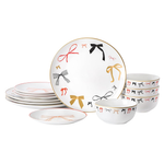 12-Piece Stone Lain Rosie Dinnerware Set