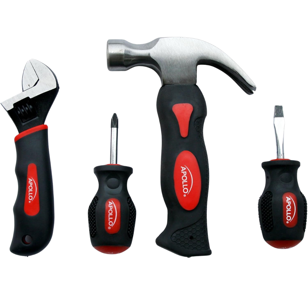 4-Piece Apollo Stubby Tool Set