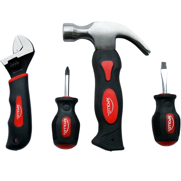 4-Piece Apollo Stubby Tool Set