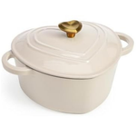 2-Qt Paris Hilton Enameled Cast Iron Dutch Oven Pot w/Lid