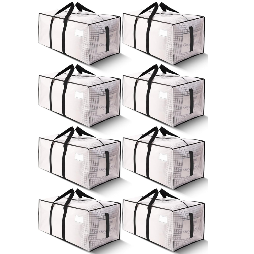 8-Pack Supports 200lbs Heavy Duty Moving Bags