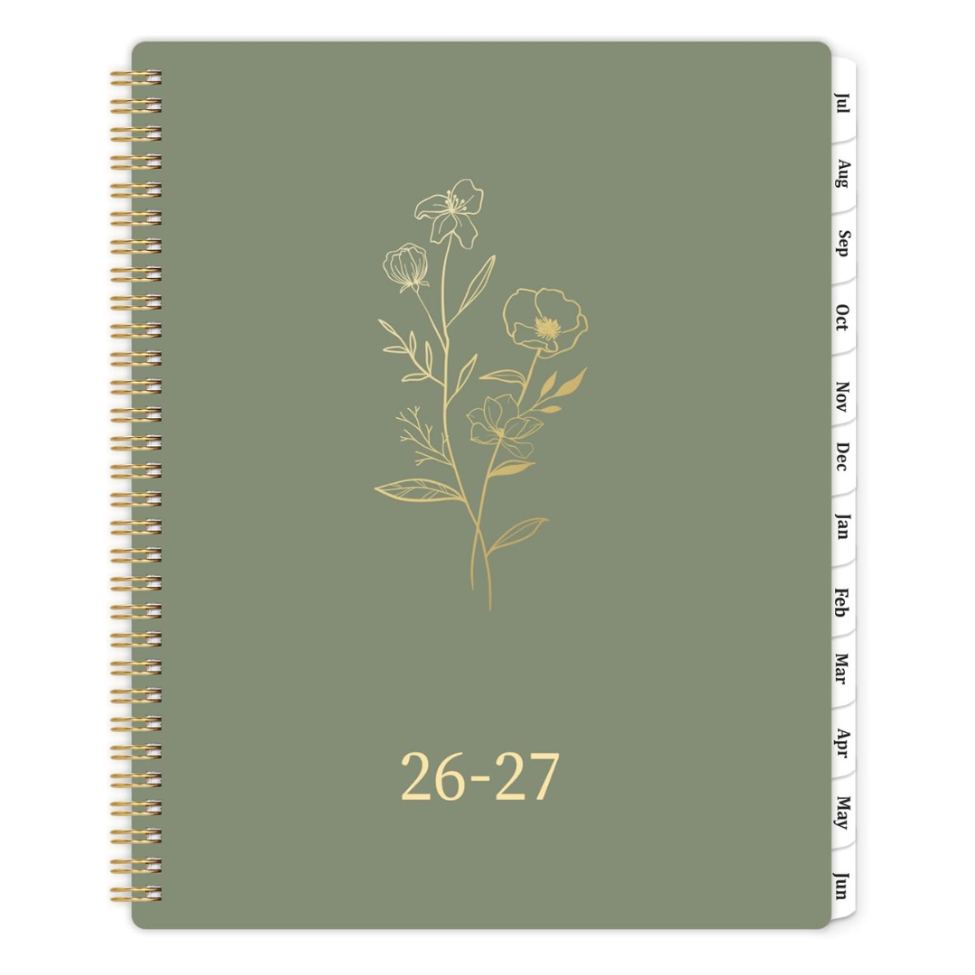 Amoroud 9" X 11" 2026-2027 Weekly & Monthly Planner