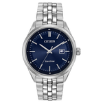 41mm Citizen Men's Classic Addysen Eco-Drive Sapphire Crystal Watch (Blue Dial)