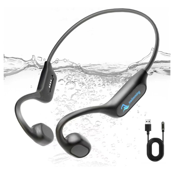 Tevese Bone Conduction Bluetooth 6.0 IPX8 32G MP3 Swimming Headphones