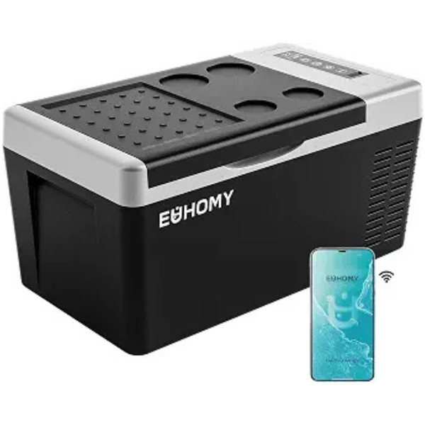 19QT EUHOMY 12V Portable Car Refrigerator W/ App Control