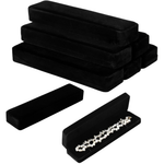 8-Piece Long Velvet Jewelry Chain Necklace Gift Box Set