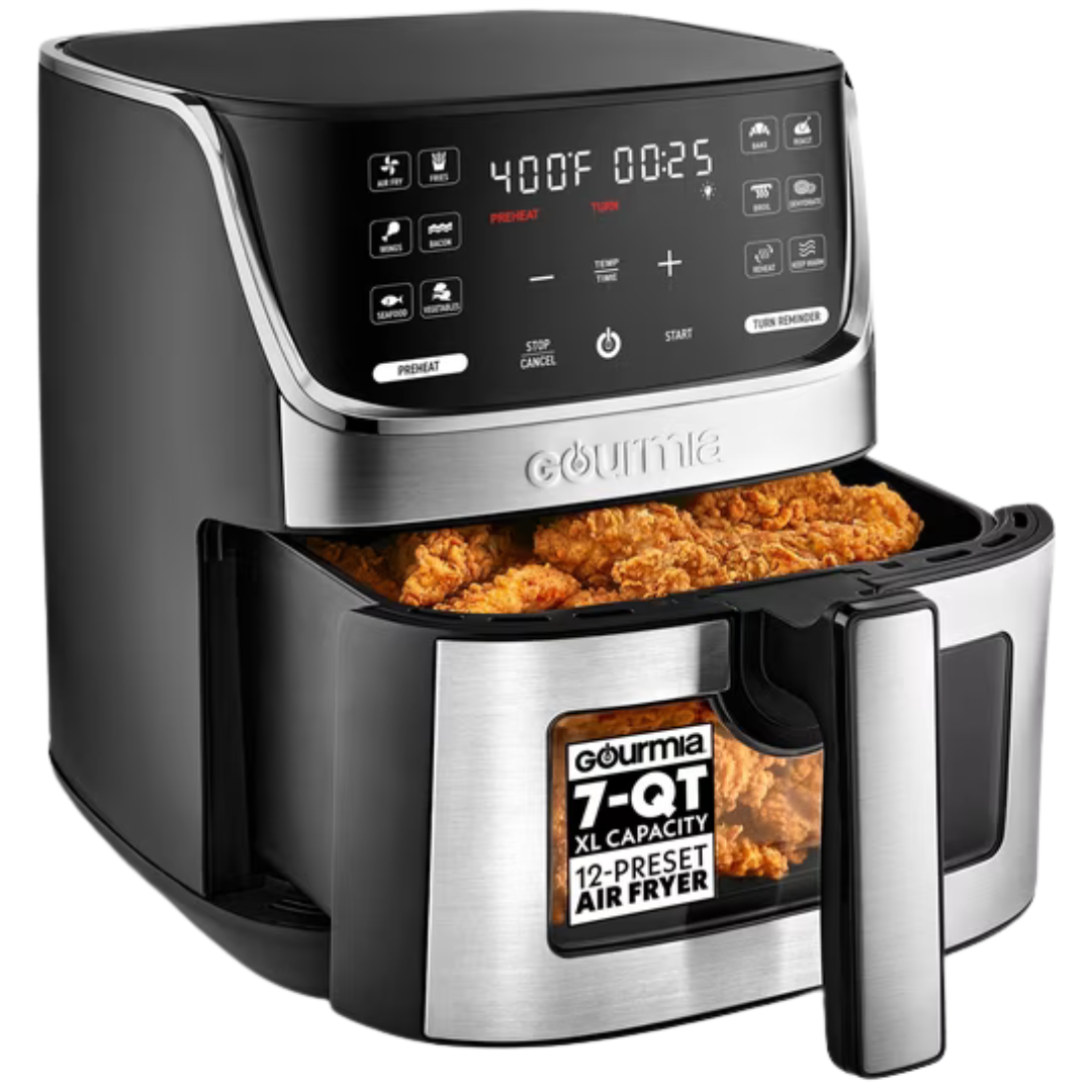 Gourmia 7-QT Digital Air Fryer With 12-One Touch Presets