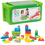 Jelly Blox Stash 'N Stack 2-in-1 Storage Case W/ 30 Blocks