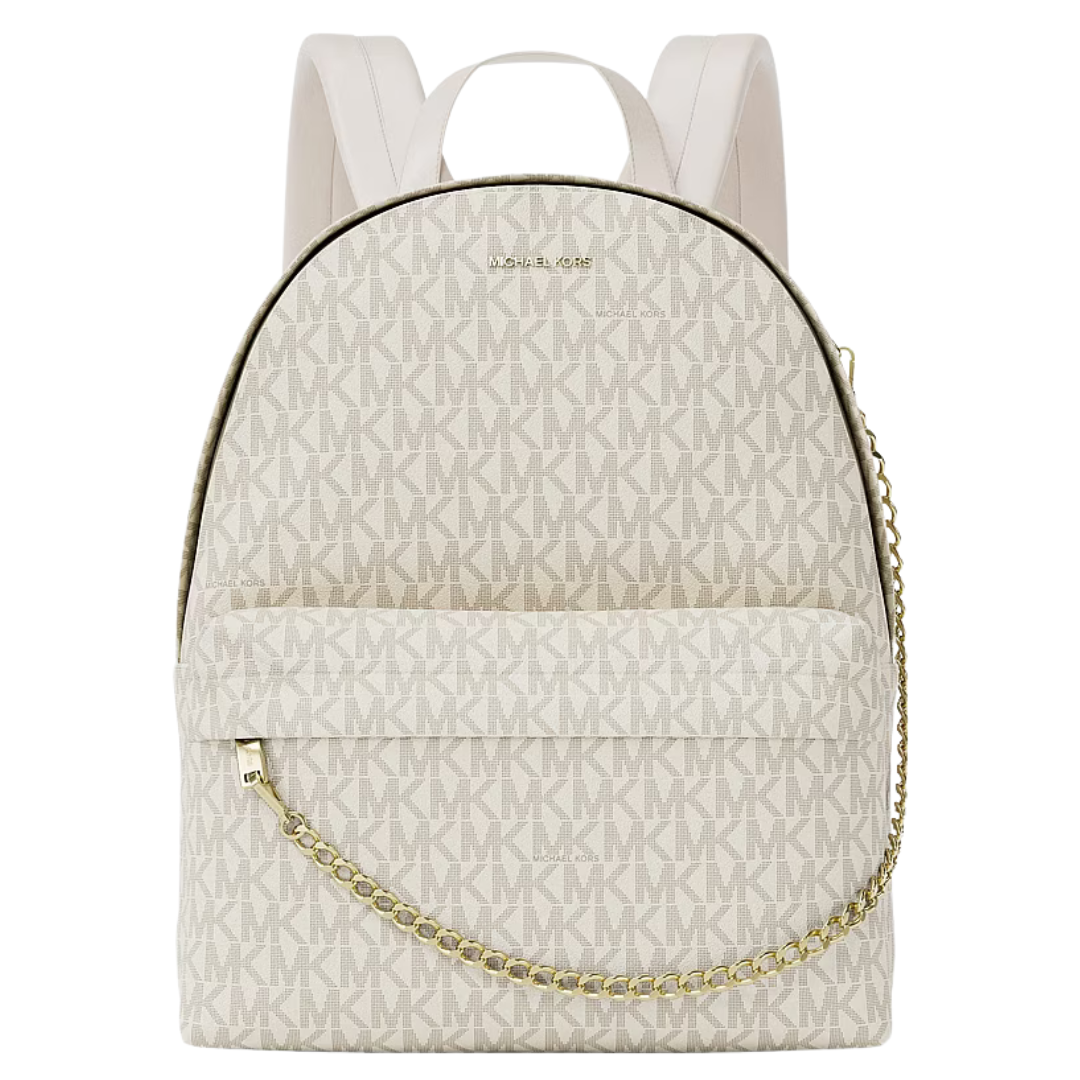 Michael Kors Slater Large Signature Logo Backpack (LT CRM MULTI)