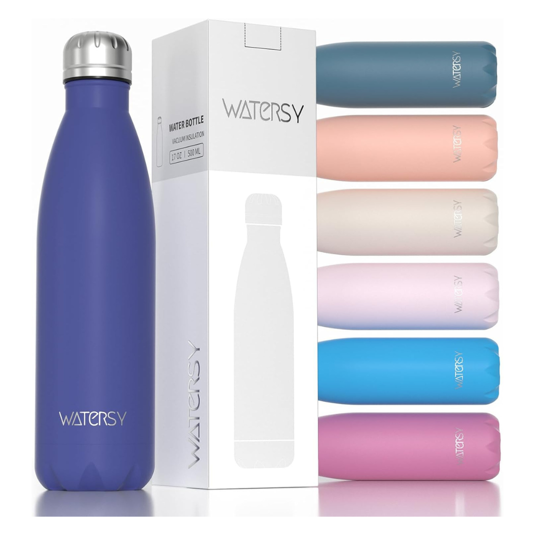 17-Oz Vacuum Insulated Stainless Steel Water Bottle (Various)