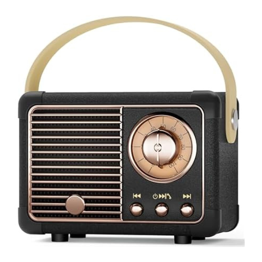 Retro Portable Bluetooth Speaker (4 Colors)
