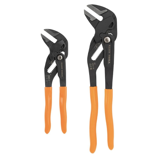 2-Piece Klein Tools Adjustable Pliers Wrench Set, 7" And 10" (D53102KIT)