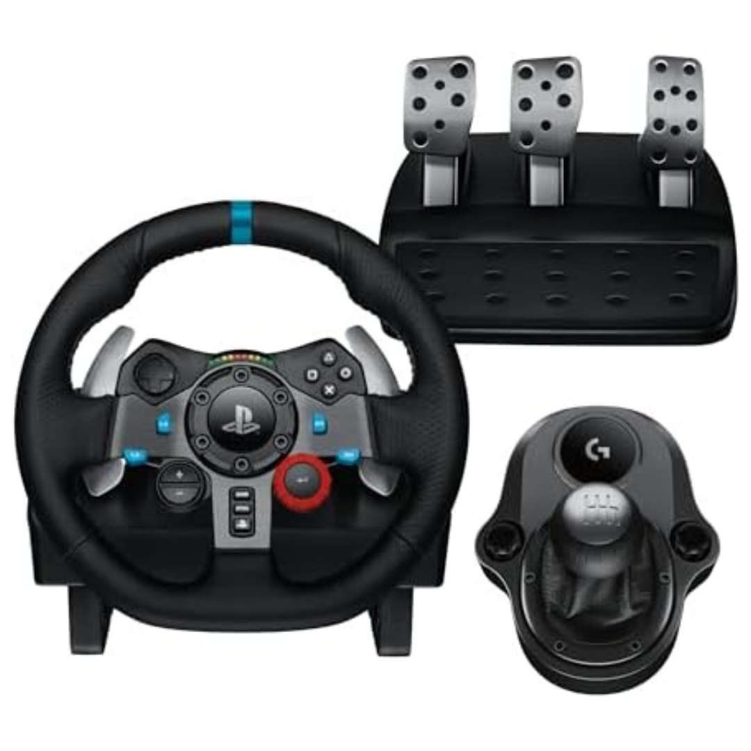 Logitech G29 Driving Force Racing Wheel & Pedals + Shifter (PS5, PS4, PC/Mac)