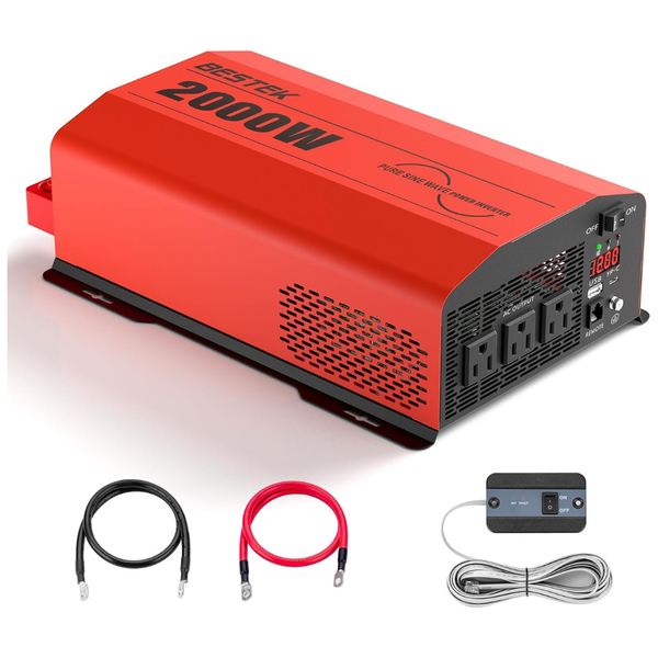 2000W BESTEK Pure Sine Wave Power Inverter