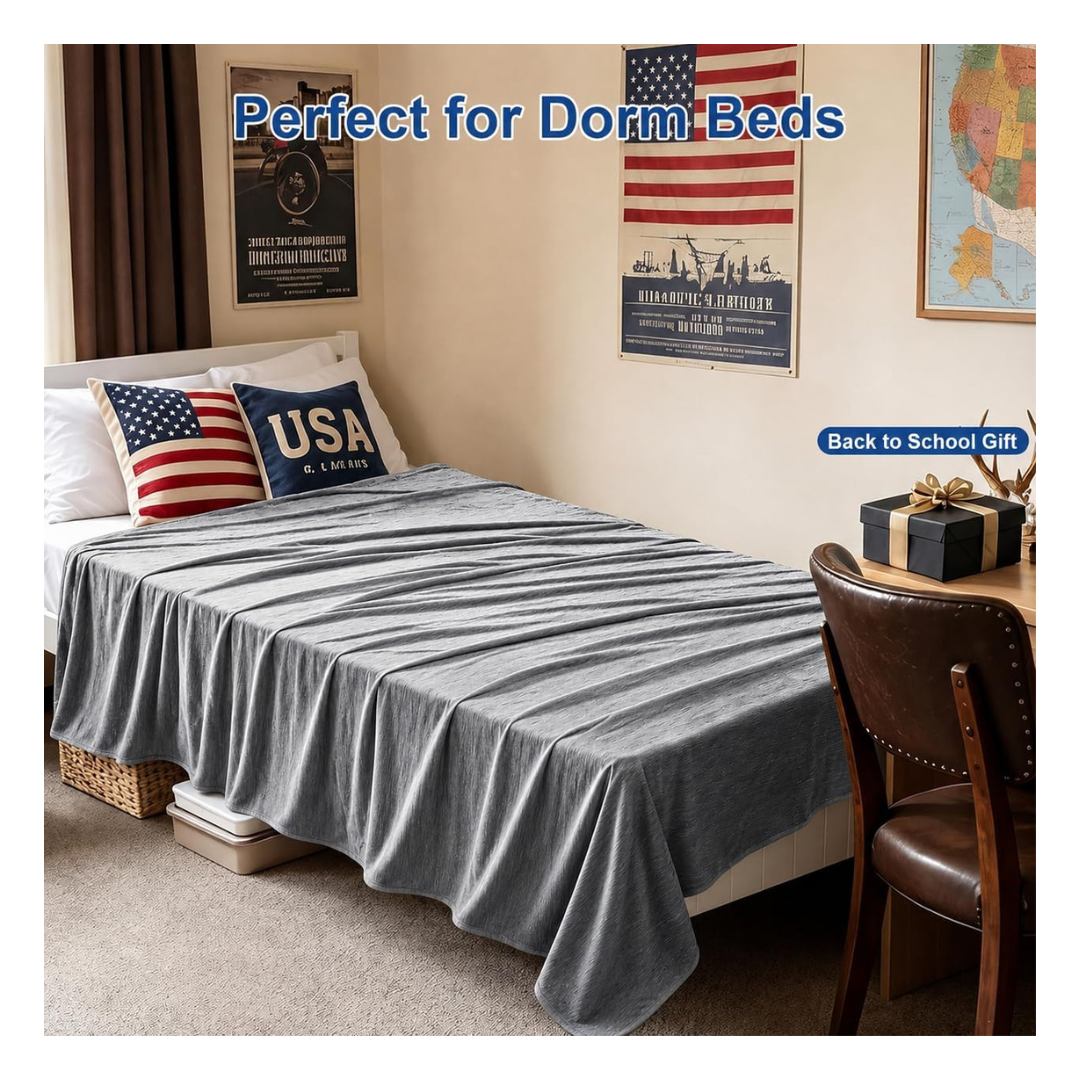 60" X 80" KMUSET Double-Sided Arc-Chill Cooling Blanket (Twin)