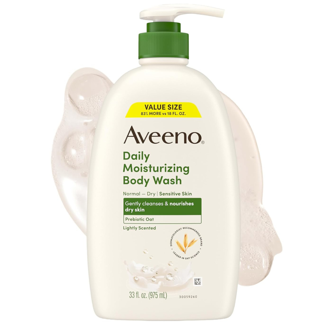 33-Oz Aveeno Daily Moisturizing Body Wash For Dry & Sensitive Skin