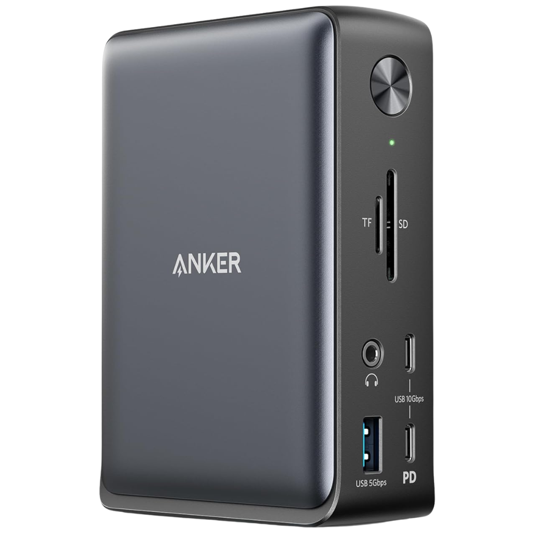 Anker 13-in-1 USB-C 85W Docking Station W/ 6' 60W Cable [Certified Refurb]