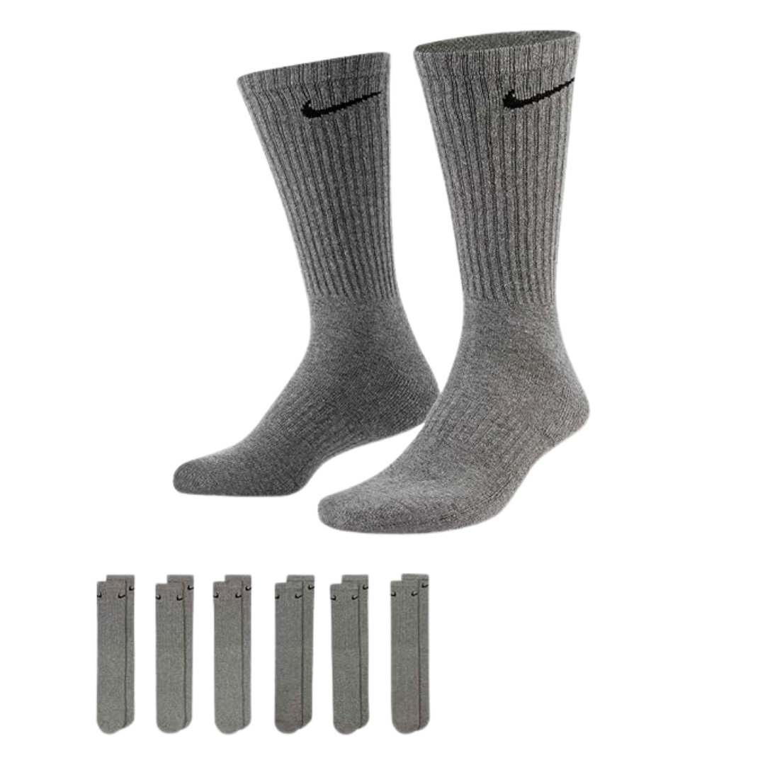 6-Pack Nike Unisex Everyday Cushioned Training Crew Socks