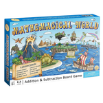 Mathemagical World Addition & Subtraction Math Board Game