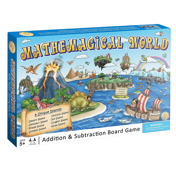Mathemagical World Addition & Subtraction Math Board Game