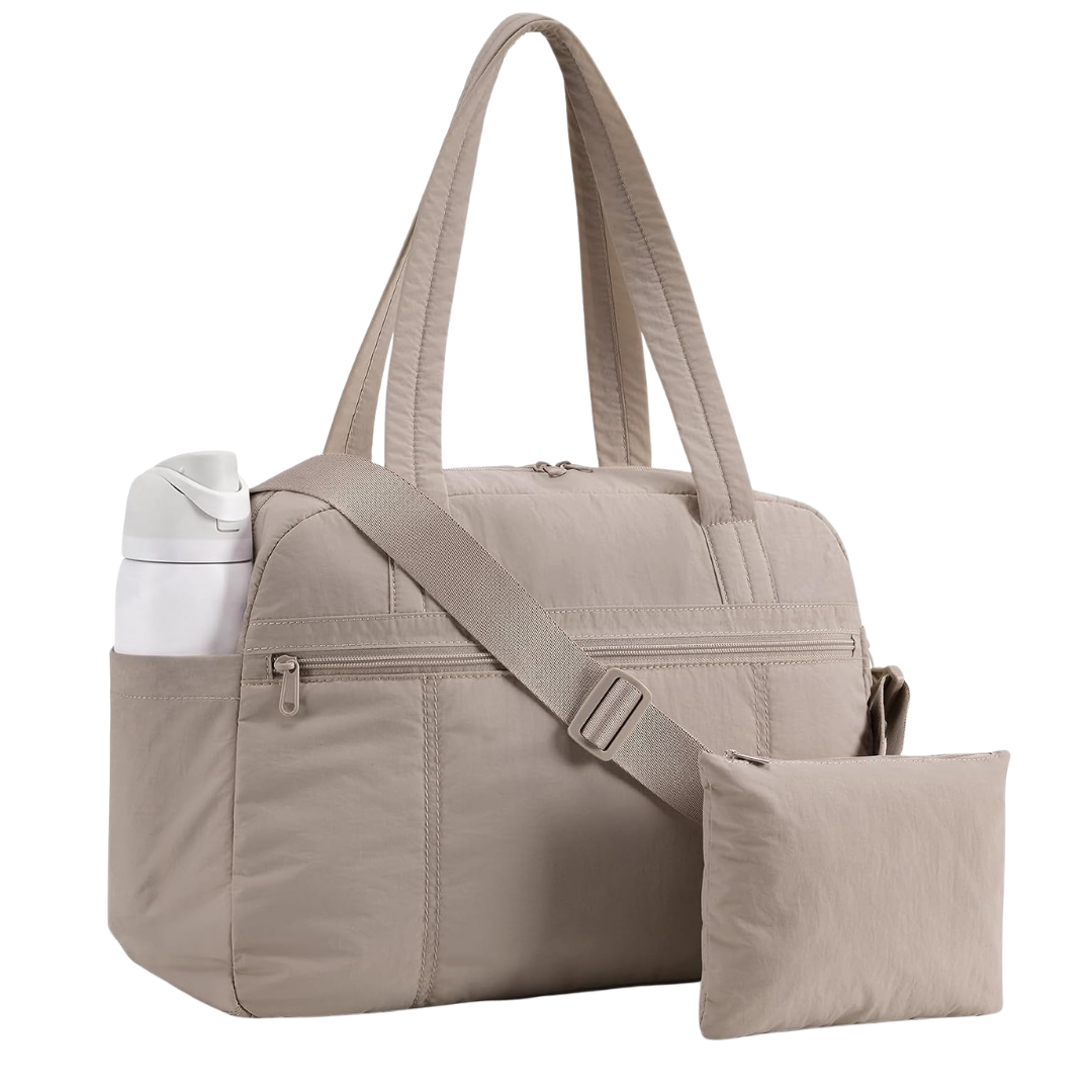 20L Light Flight Carry-On Personal Item Travel Duffel Bag W/ Toiletry Pouch
