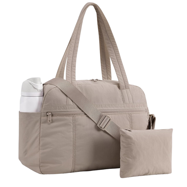 20L Light Flight Carry-On Personal Item Travel Duffel Bag W/ Toiletry Pouch