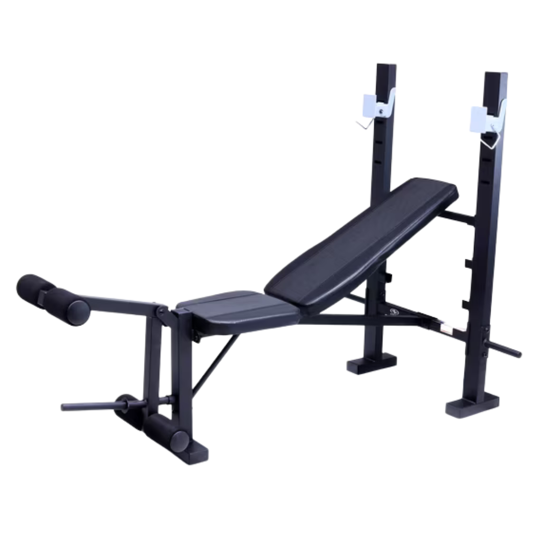 Athletic Works Standard Bench & Rack Combo With Leg Press