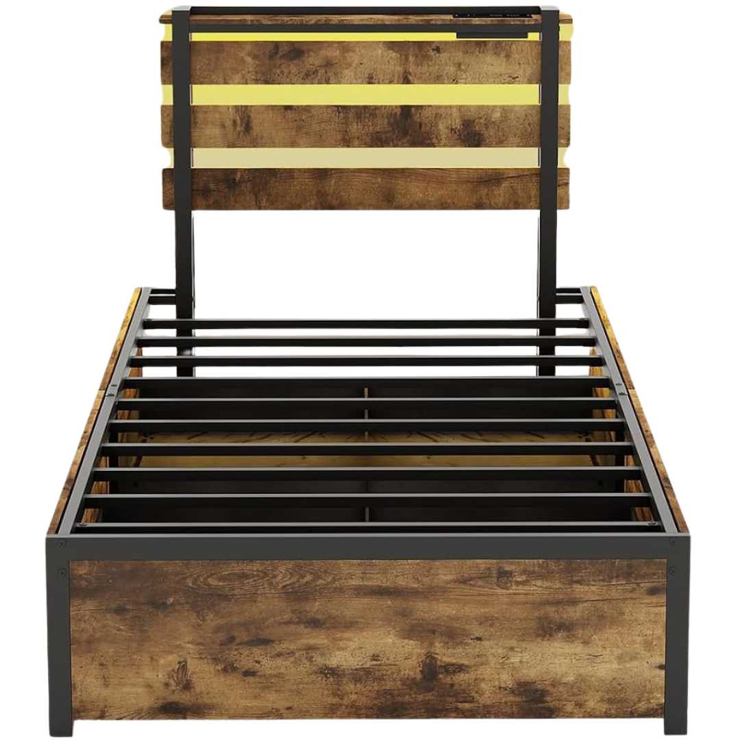 Giantex Twin Metal Platform Bed Frame