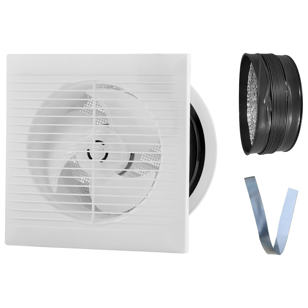 Vevor 110 CFM Through-the-Wall Ventilation Fan w/ White Grille