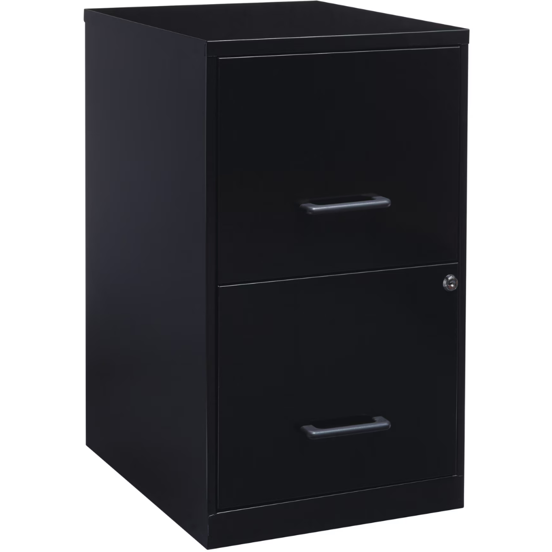 Lorell Space Solutions 18" Deep 2 Drawer Metal File Cabinet