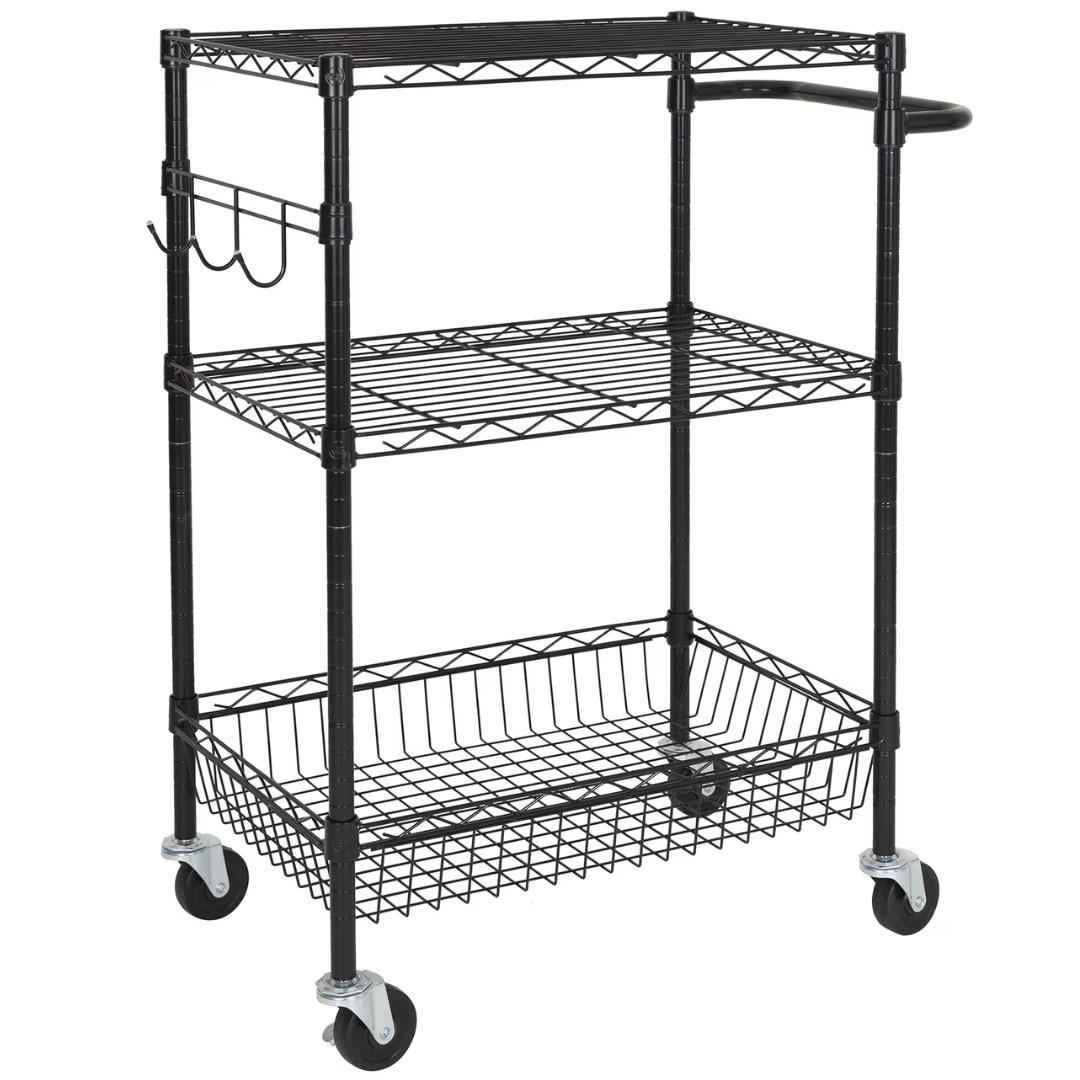 Hyper Tough 3-Tier New Multipurpose Rolling Cart