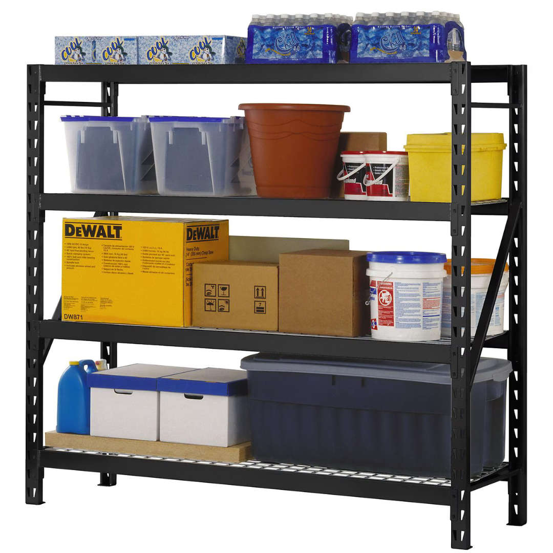 Muscle Rack 4-Tier Welded Steel Storage Rack