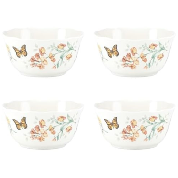 4-Piece Lenox Butterfly Meadow Melamine All-Purpose Bowl Set