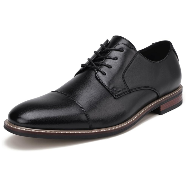 Mofri Men's Formal Lace Up Latex Insole Oxford