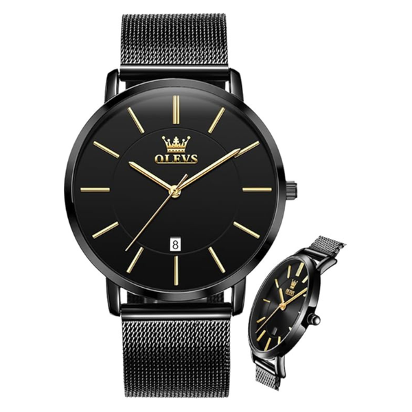 Men's Waterproof Ultra Thin 6.5mm Minimalist Watch