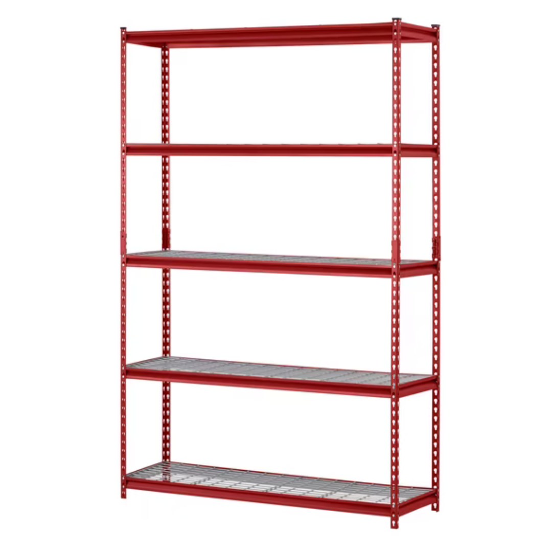 Muscle Rack 48"W X 24"D X 72"H 5-Tier Steel Shelving