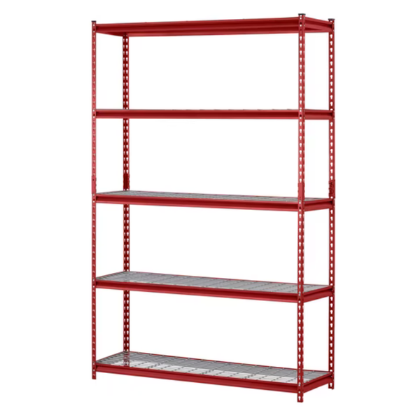 Muscle Rack 48"W X 24"D X 72"H 5-Tier Steel Shelving