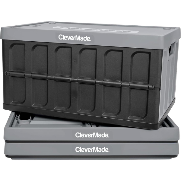 3-Pack CleverMade 60L (16-Gallon) Collapsible Storage Bin